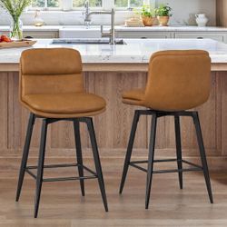 Set Of 2 Swivel Barstools