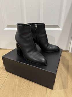Alexander Wang Gabi Black Ankle Boots