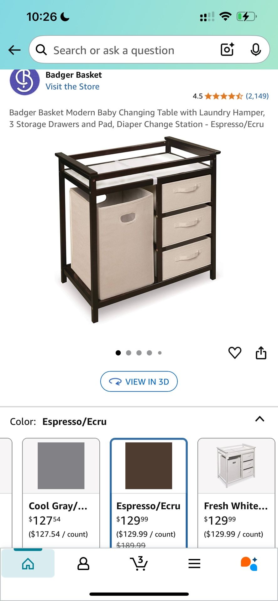 Changing Table