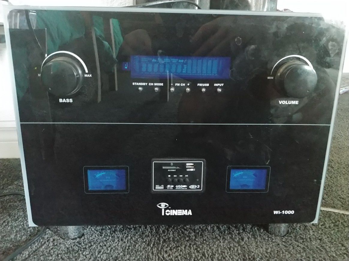 Icinima surround sound and Sony stereo and receiver