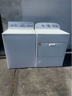Top load set washer Maytag and gas dryer Whirlpool