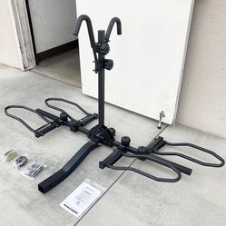 $99 (New in box) Heavy Duty 2-Bike Rack, Wobble Free Tilting Electric Bicycle Carrier 160lbs Capacity, 2” Hitch