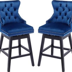 Navy Blue Bar Stools