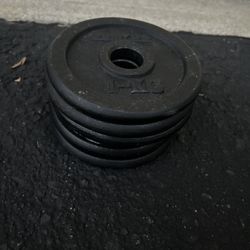 Set of 5 2.2lb Weight Plates 