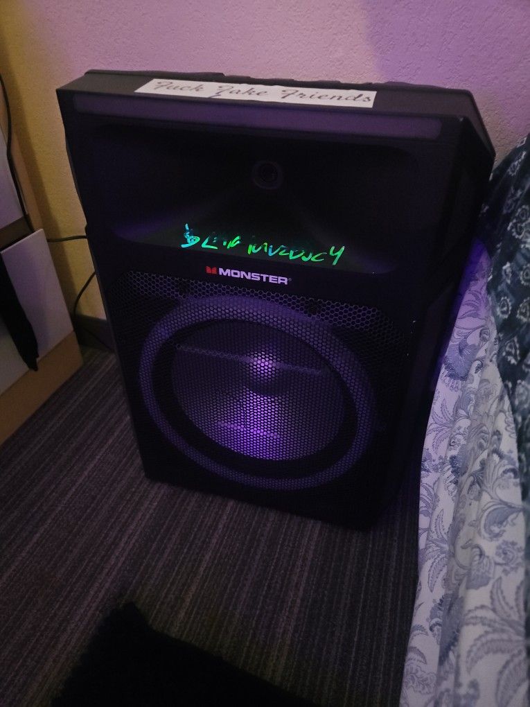 Monster X6 Bluetooth Speaker With Handle And Wheels