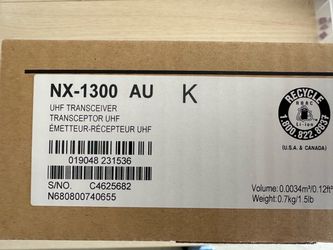 Kenwood NX—1300 Two Way Radio