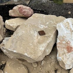 Sandstone Flat Top Rock Landscape Boulders