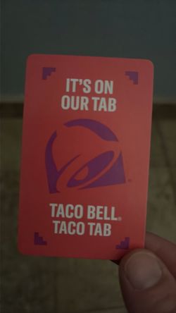 Free taco from Taco Bell