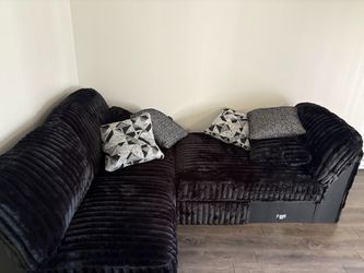 Midnight oversized sectional