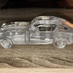 Jaguar E-type 24% Lead Crystal Ornament Paperweight Magic Cristal Nachtmann