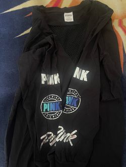 Victoria's Secret PINK Black Long Sleeve Top
