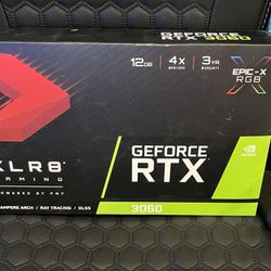 Nvidia GForce 3060 12gb VRAM
