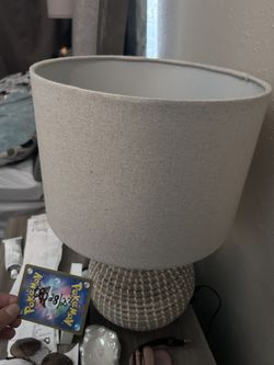 Lamp And Canvas Painting 