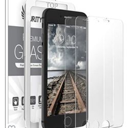 Purity Glass Screen Protector for iPhone 8 / iPhone 7 / SE 2020 (3-Pack) [w/Installation Frame] Tempered Glass Screen Protector Compatible with Apple 