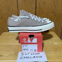 Converse Chuck 70 Ox Low Vintage Cargo Egret Unisex Mens 5.5 Womens 7.5 NEW