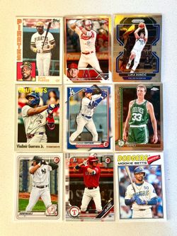 LOT Of  Baseball Sports Cards ~3000  Cards! (3 boxes) Trout, Ohtani…more! 5 AUTOS Bowman, Topps And More