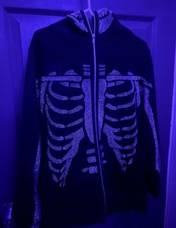 Rhinestone Zip Up