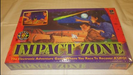 DaMert Company's Impact Zone Race To Save The UFOs Electronic Board Game