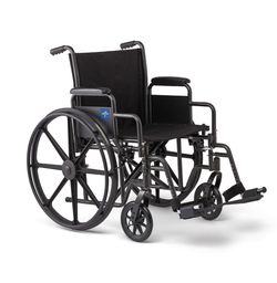 Medline Comfortable Folding Wheelchair