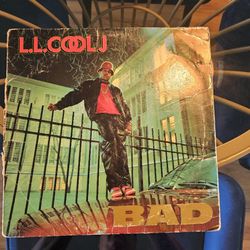L.L. Cool J Bigger And Deffer Bad LP Vinyl Record 1987 Origi

