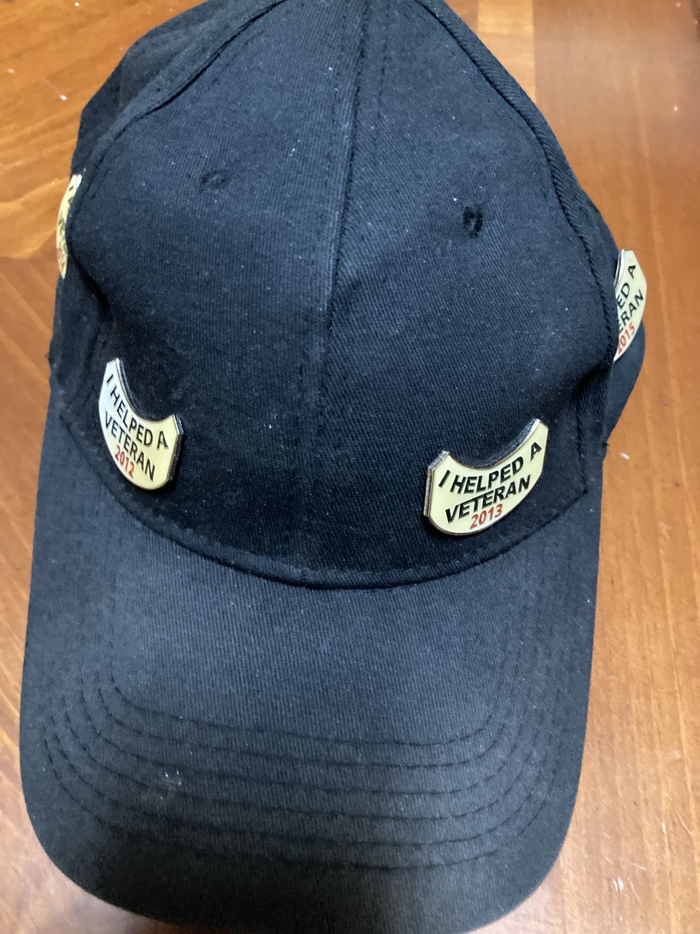 Veterans Pins On Black Hat