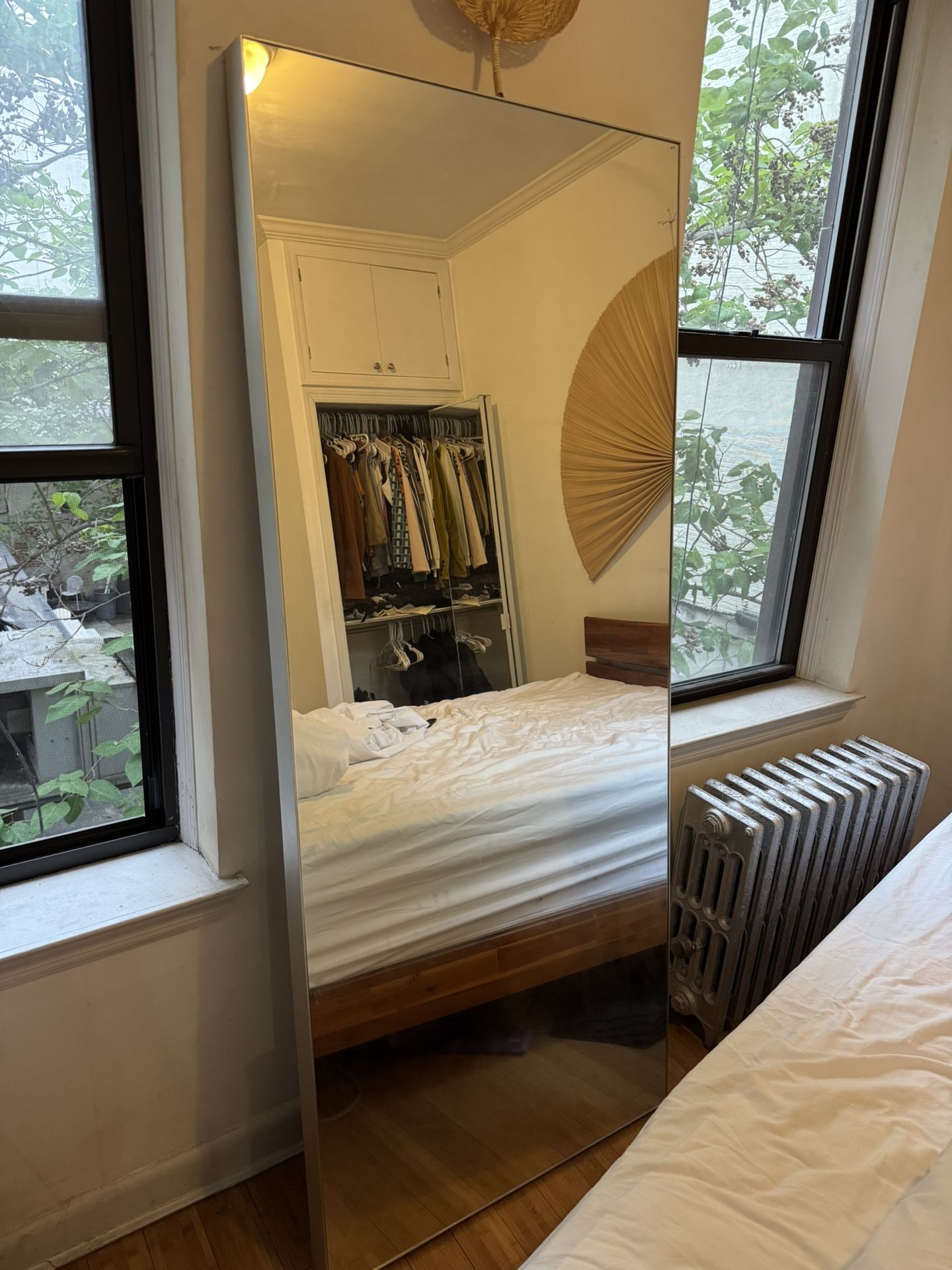 Large Silver Frame Ikea Mirror For Pick Up Only