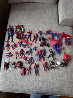 Large Spider-Man Action Figure Collection Lot