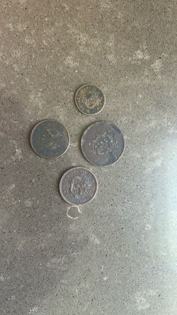 4 Old Chinese Coins