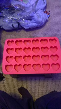 Heart silicone mold