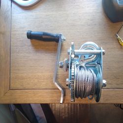 600 Lbs Steel Cable Winch
