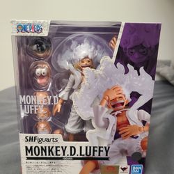 nika luffy one piece s.h.figuarts (shf, sh figurarts) sealed brand new (for collectors of mafex hot toys one piece pop)
