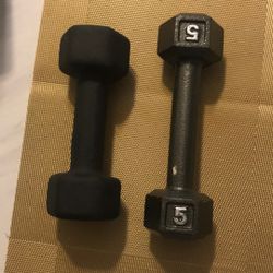 5 Lb Dumbbells (2 X $10)