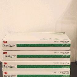 3M 1626W Tegaderm Transparent Film Dressing 4x4-3/4 Inch (4 Boxes Of 50 Each)