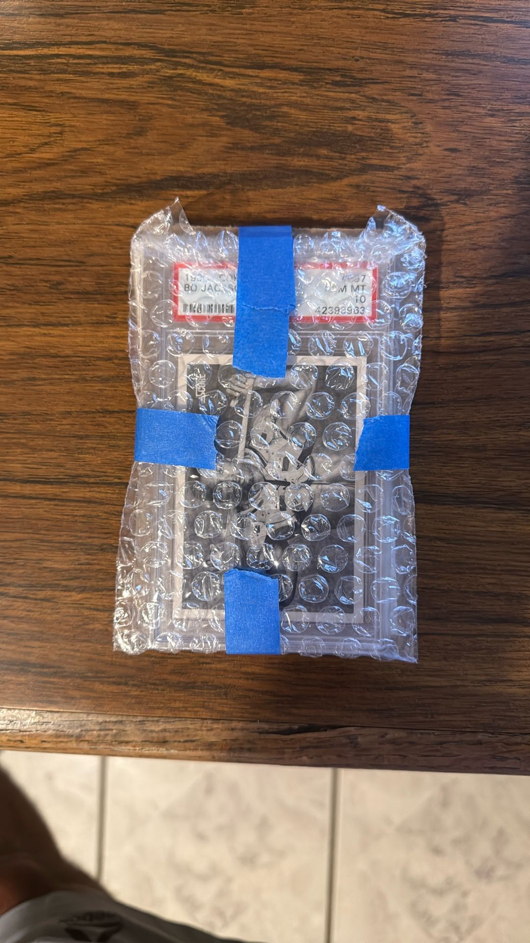 1990 Score Bat On Shoulders Baseball Card #697 Graded PSA 10