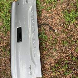 Gray Toyota Tacoma Tailgate