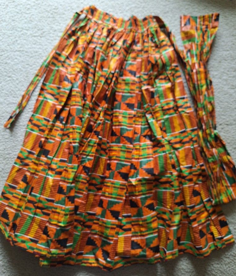 African Skirt With A Head Band