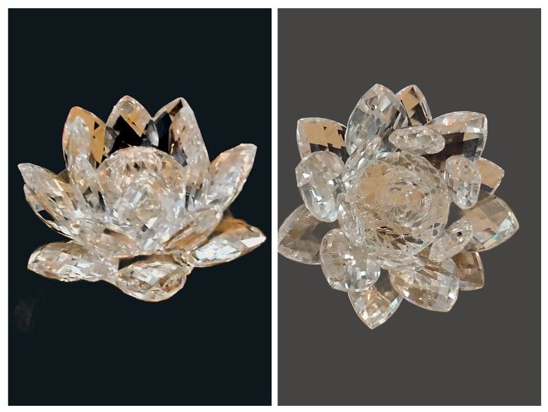 3pc Set Swarovski Silver Crystals