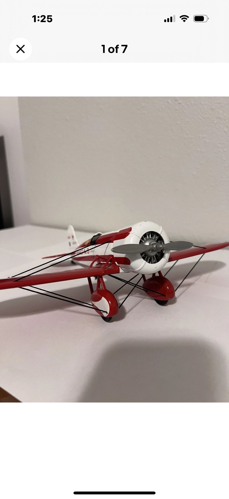 Collectable AirplaneWINGS OF TEXACO 1930 TRAVEL AIR Model R "Mystery Ship" Coin