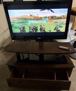 Tv Stand with DVD Drawer, Tv Not Included