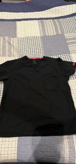 6 Black Scrubs size Medium for $20