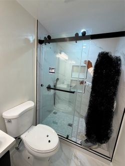 Glass door
