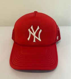 New York Yankees Red Truckers Hat