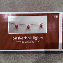 Basketball Lights - Brand New In Box - Cool Decor For Boys Or Girls 