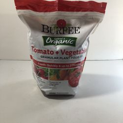 Burpee Organic Tomato & Vegetable Granular Plant Food, 4 lb