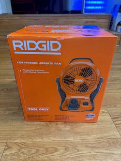 New ridgid fan