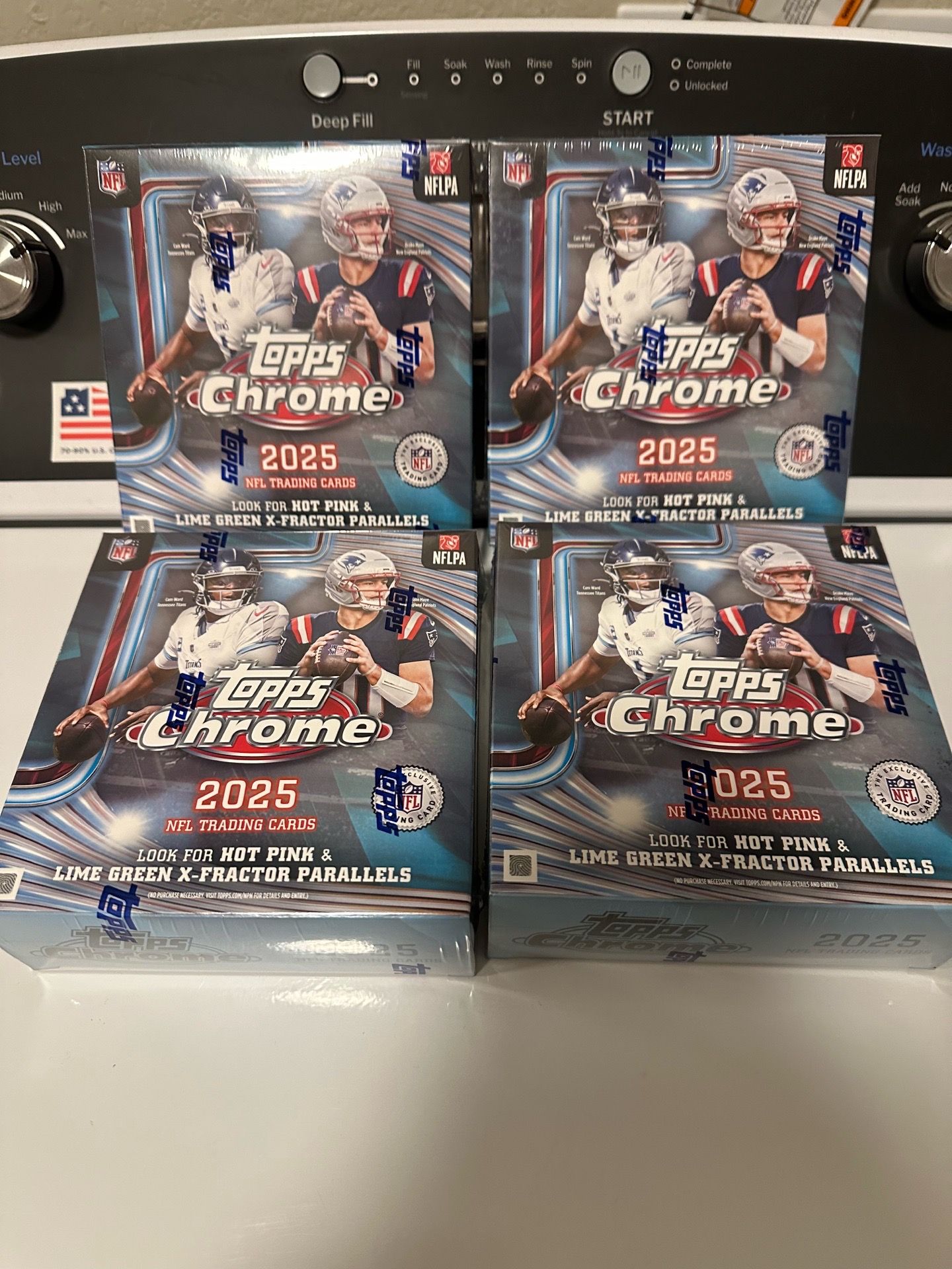 2025 Topps Chrome NFL Mega Boxes