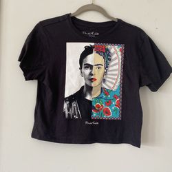 Frida Kahlo by Isaac Morris Limited 2019 Crop Top Size XS