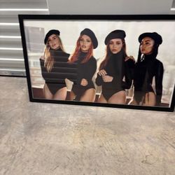 British girl group Little Mix. Promo pic part of the booklet for their 5th studio album, LM5. .. 35” x 21” $20