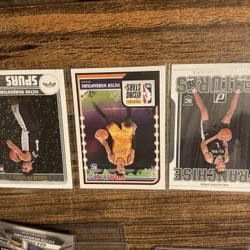 3 Victor Wembanyama Rookie Basketball Cards With Hoops Winter, Franchise Features Insert San Antonio Spurs Superstar 