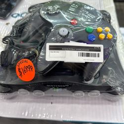 Nintendo 64 Black Consolé Pre Owned 